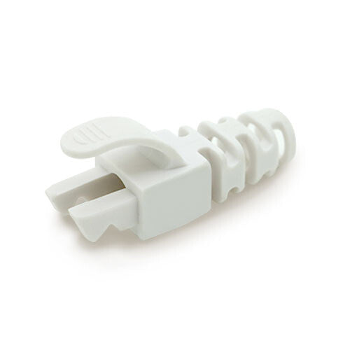 Cablenet RJ45 Snagless Strain Relief Flush Boot White 6.5mm