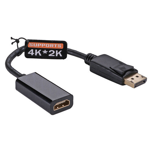 Cablenet 15cm Active DisplayPort Male 1.2 – HDMI 1.4b (4Kx2K@30Hz) Blk Adaptor