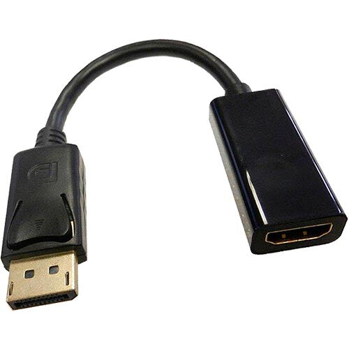 Cablenet 15cm DisplayPort Male 1.2 – HDMI 1.4b 1080p 60Hz Blk Cable Adaptor