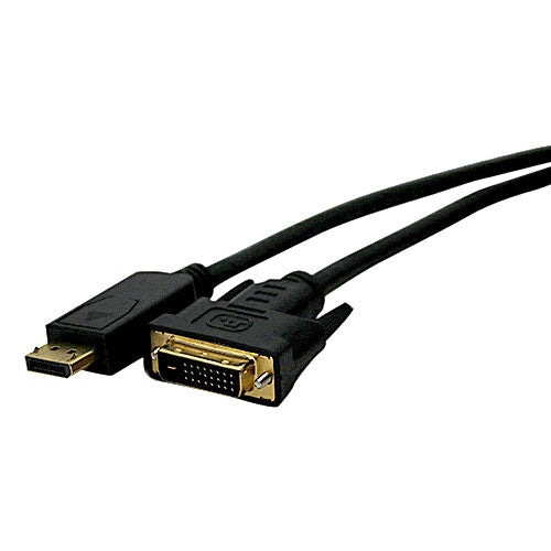 Cablenet 2m DisplayPort Male 1.2 – DVI-D Male 1080p Uni-D Black Cable