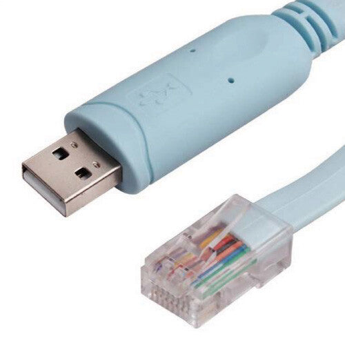 Cablenet 1.8m Blue Console Cable USB Type A Male – RJ45 Male