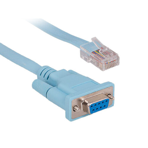 Cablenet 2.1m Blue Console Cable DB9 Female – RJ45 Male