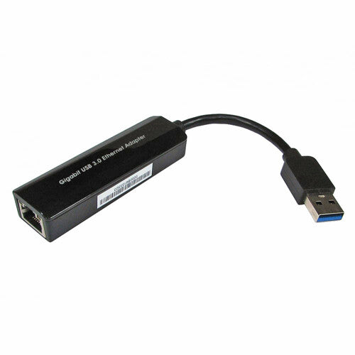 Cablenet 20cm USB 3.0 Type A Male – Gigabit Ethernet RJ45 Tailed Adaptor