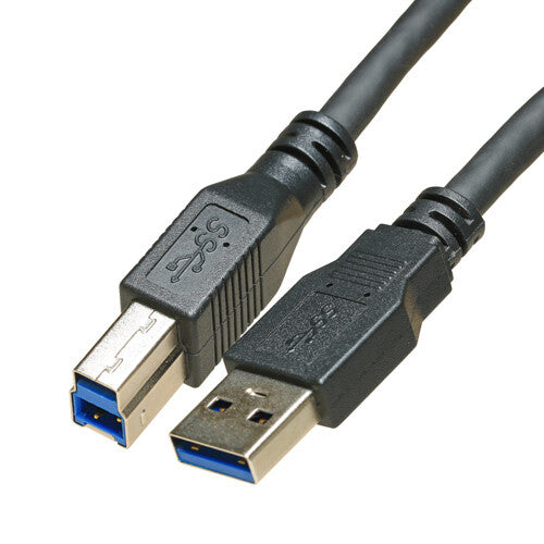 Cablenet 1m USB 3.0 Type A Male – USB 3.0 Type B Male Black Cable