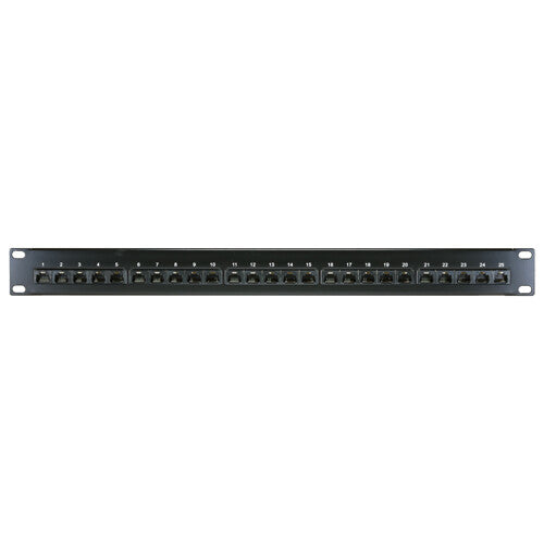 Cablenet 25 Way 1u Voice Panel 3 Pair (1,2-3,6-4,5)