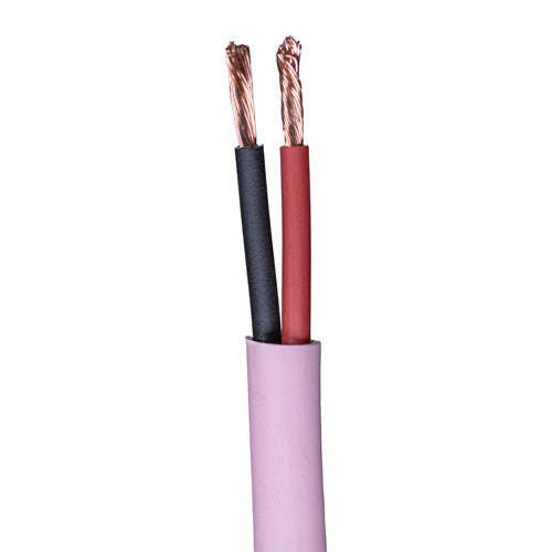 Cablenet 2 Core 1.5mm (41×0.2mm) Pro Grade LSOH CPR Eca Speaker Cable Pink 100m