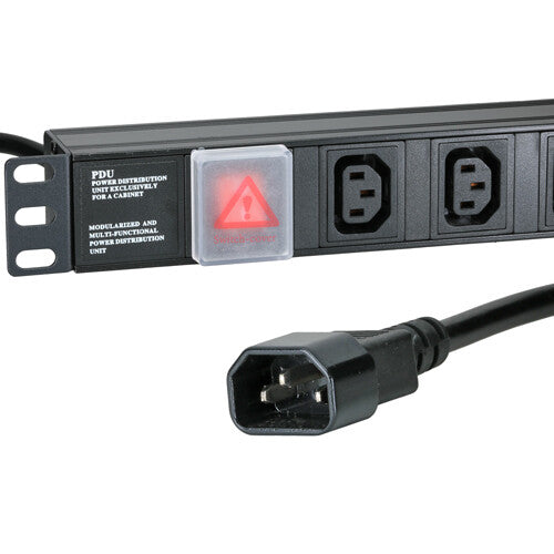 Cablenet 8 Way IEC – C13 Horizontal 1u PDU with IEC – C14 3m Feed