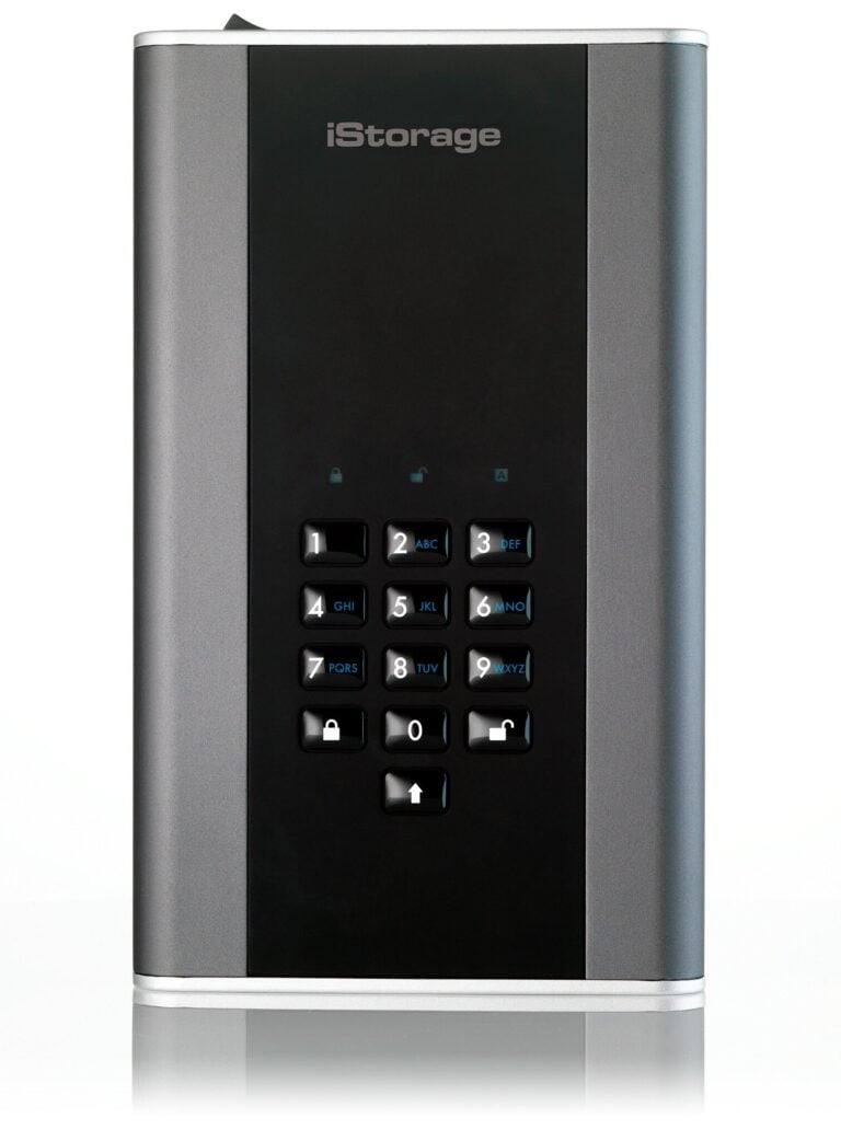 iStorage diskAshur DT² HDD 18TB | Secure Portable Desktop Drive |FIPS 140-2 Level 2, NCSC CPA, NLNCSA BSPA & NATO Restricted | AES-XTS 256-bit