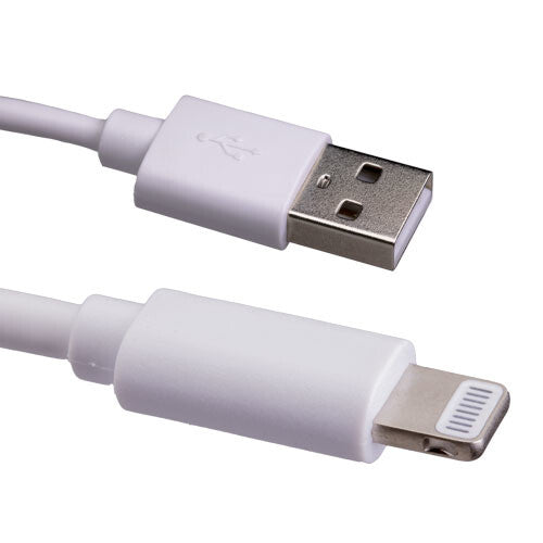 Cablenet 2m USB 2.0 Type A Male – Lightning MFI 8Pin Male Cable White