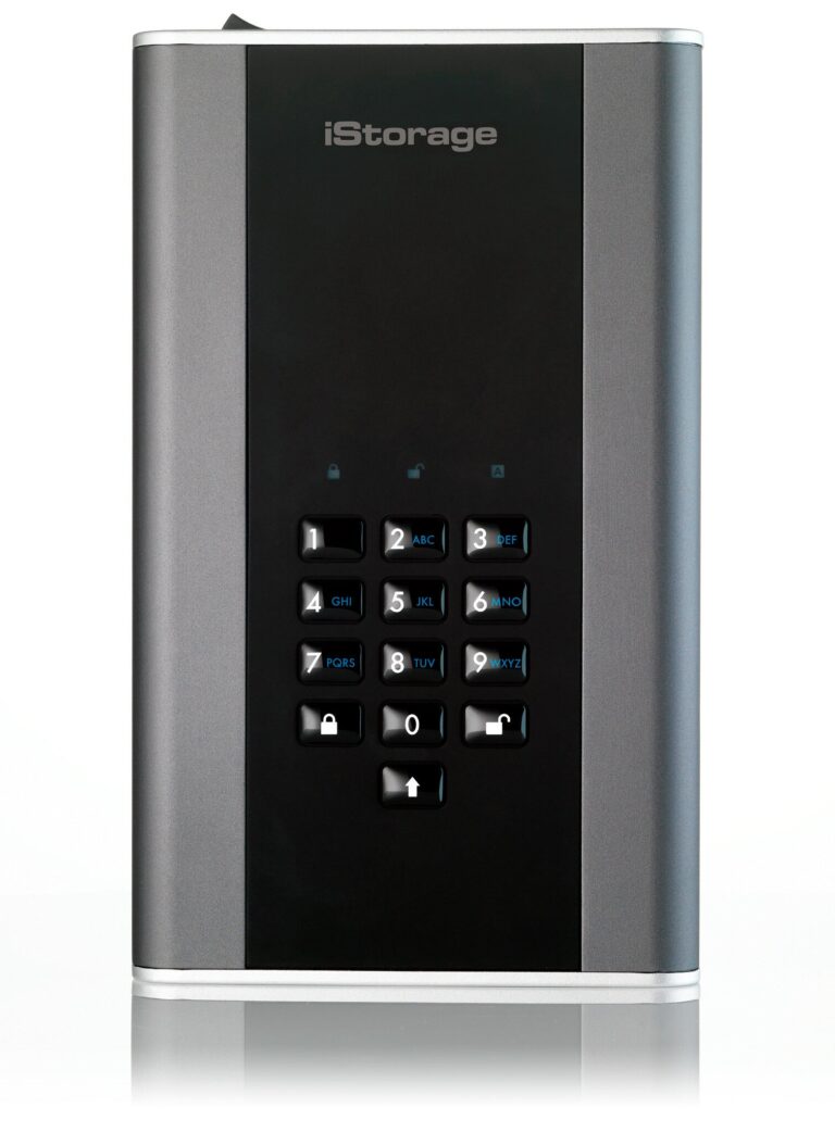 iStorage diskAshur DT² HDD 20TB | Secure Portable Desktop Drive |FIPS 140-2 Level 2, NCSC CPA, NLNCSA BSPA & NATO Restricted | AES-XTS 256-bit