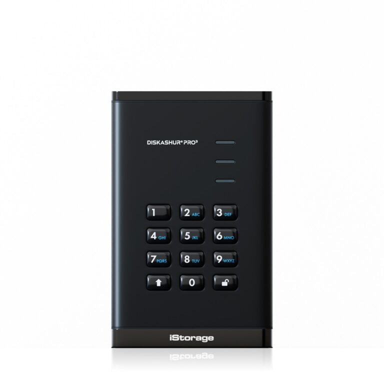 iStorage diskAshur PRO³ SSD 512GB | Secure Portable Solid State Drive |FIPS 140-3 Level 3 compliant | AES-XTS 256-bit Hardware Encryption | PIN