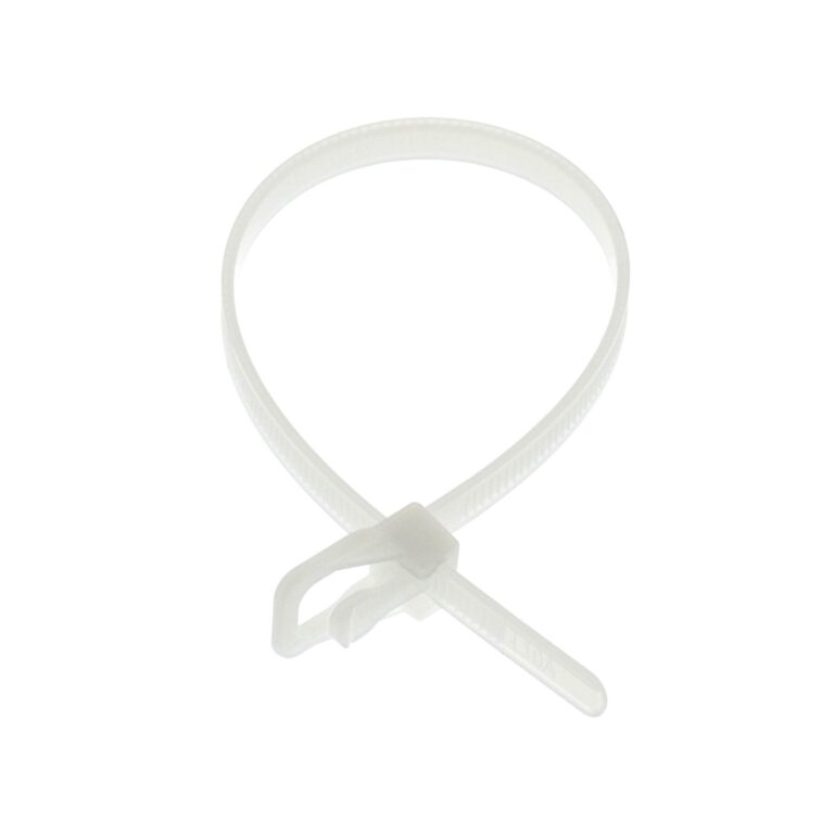 Cablenet EVT-S12NL-TA cable tie Releasable cable tie Nylon White 100 pc(s)