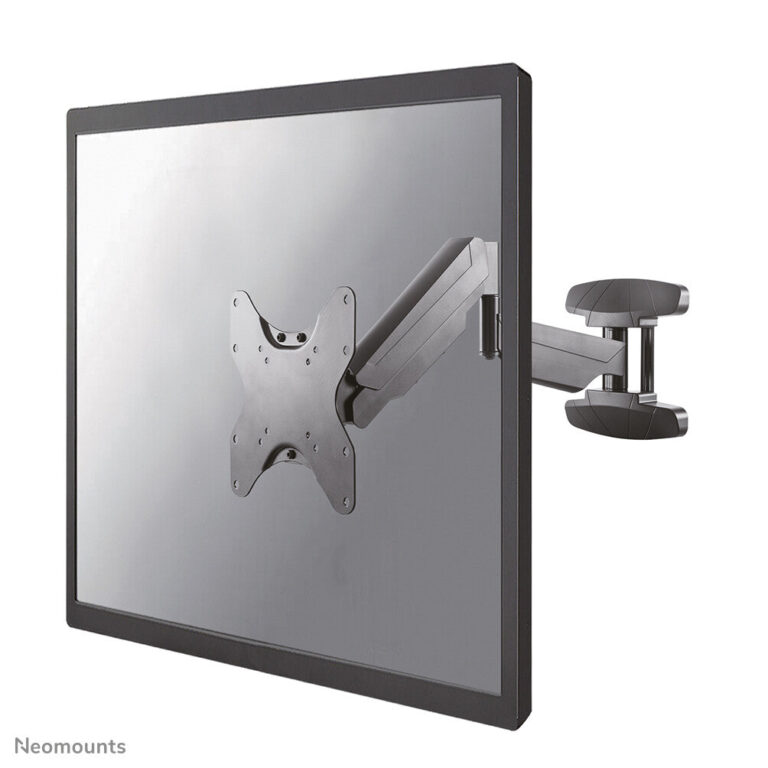 Neomounts WL70-550BL12 Monitor/TV mount wall 23-42″ – gas spring – full motion