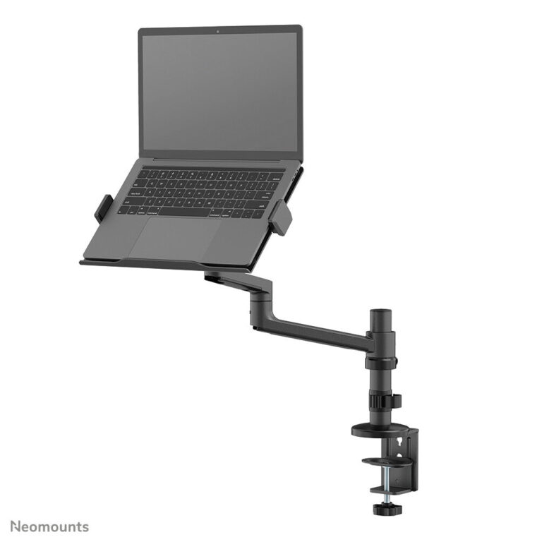 Neomounts DS20-425BL1 Laptop holder monitor arm 11.6-17.3″ – space saving
