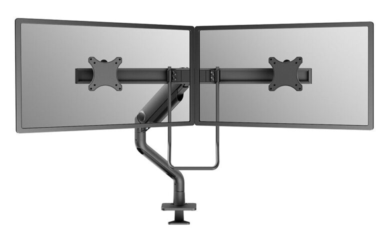 Neomounts DS75S-950BL2 Monitor arm 17-32″ – gas spring – Topfix – 180°-stop