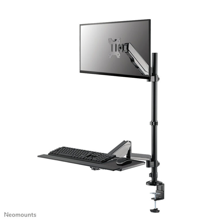 Neomounts DS90-325BL1 Sit-stand workstation desk 17-32″ – gas spring