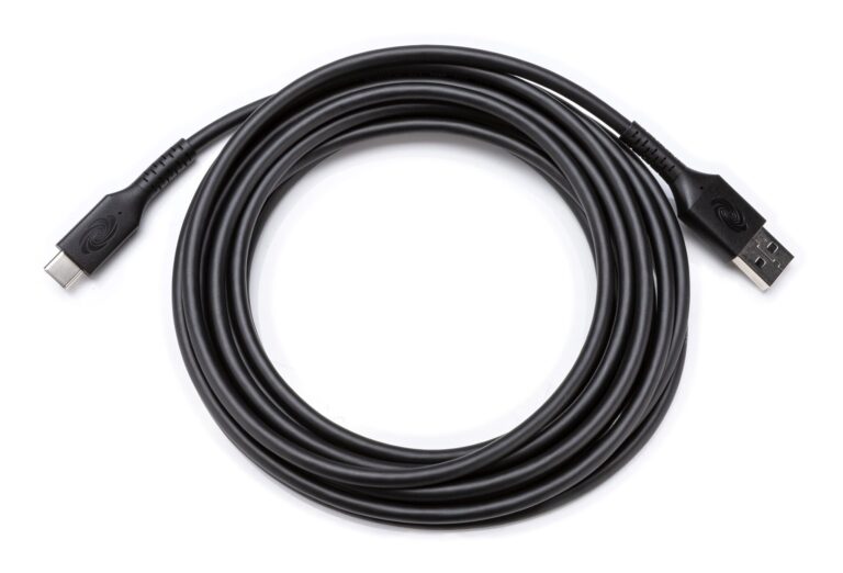 Crestron USB Cable, USB-A Male to USB-C Male, USB 2.0, 12 ft (3.7 m)
