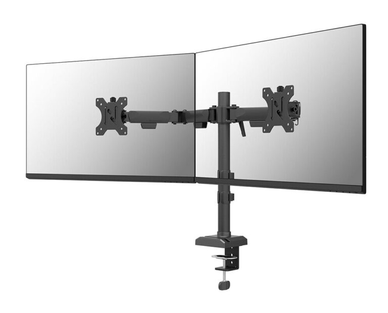 Neomounts DS60-600BL2 Monitor arm 10-32″ – Quick-fix – 180°-stop