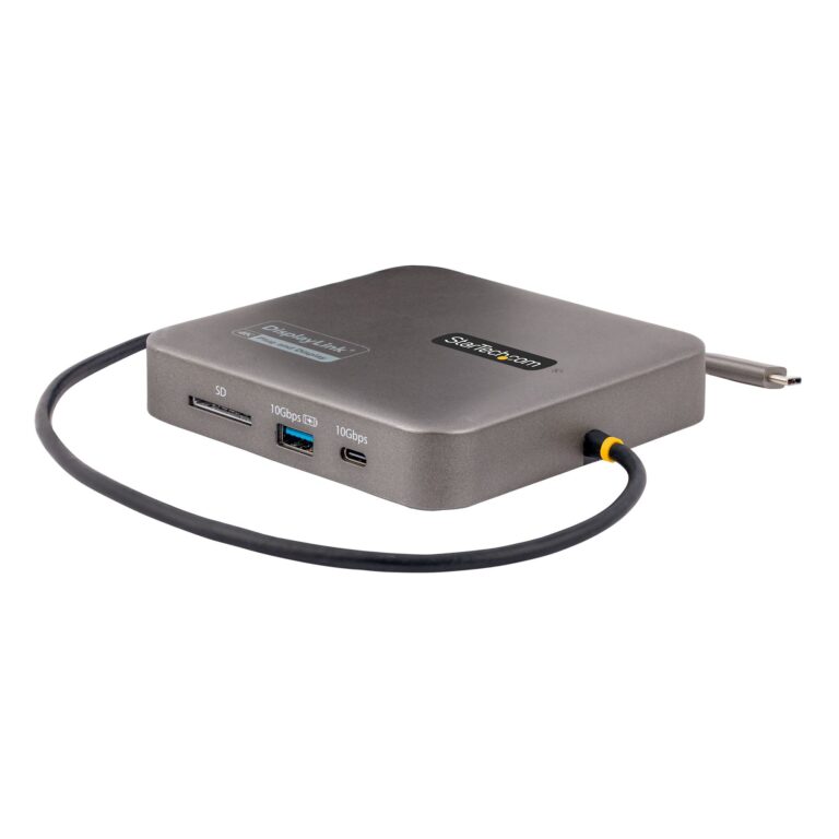 StarTech.com USB C Docking Station, Dual 4K 60Hz HDMI compatible with MacBook Pro (M1/M2/M3/M4) and Windows, USB-A/USB-C 10Gbps Hub, 100W Power