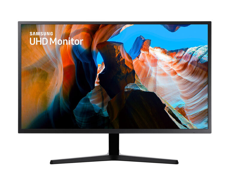 Samsung 32″ 4K UHD Monitor, Blue (LU32J590UQPXXU)