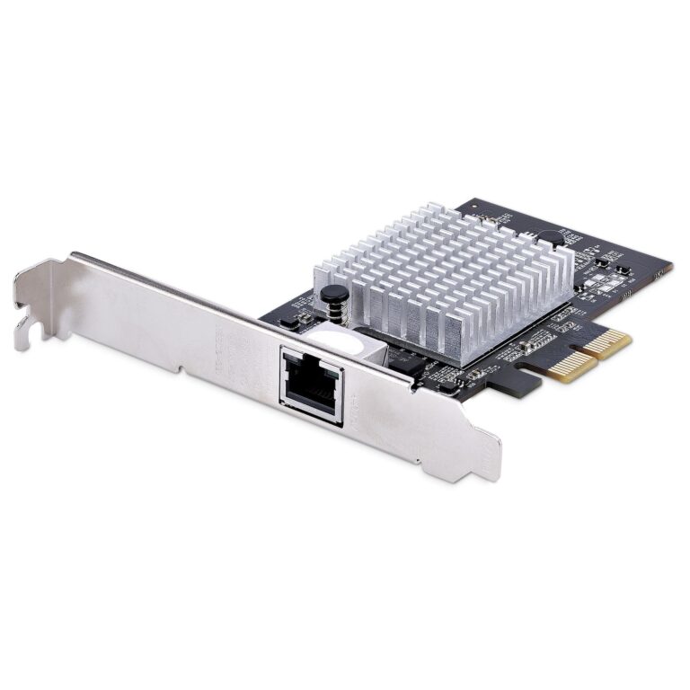 StarTech.com 1-Port 10Gbps PCIe Network Adapter Card, Network Card for PC/Server, Six-Speed PCIe Ethernet Card with Jumbo Frame Support, NIC/LAN