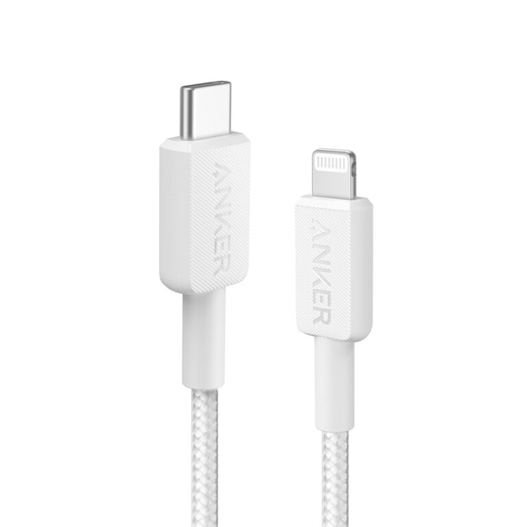 Anker Braided USB-C to Lightning Charging Cable 1.8 m, White