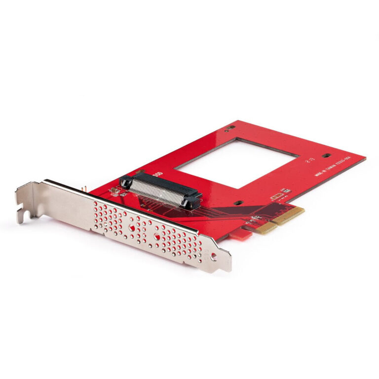 StarTech.com U.3 to PCIe Adapter Card, PCIe 4.0 x4 Adapter For 2.5″ U.3 NVMe SSDs, SFF-TA-1001 PCI Express Add-in Card for – OS Independent