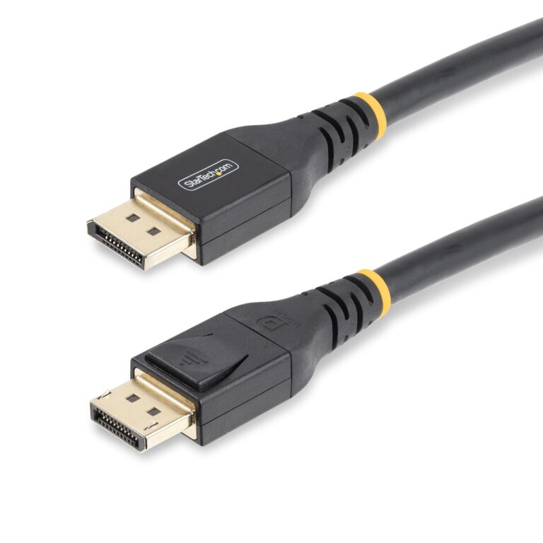 StarTech.com 10m (33ft) Active DisplayPort 1.4 Cable, DP8K DisplayPort Cable w/HBR3, HDR10, MST, DSC 1.2, HDCP 2.2, 8K 60Hz, 4K – DP 1.4 Cable M/M
