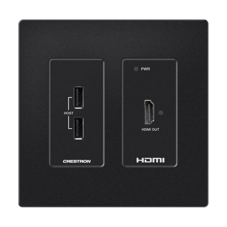 Crestron HD-RXU-4KZ-101-2G-B AV extender AV receiver Black