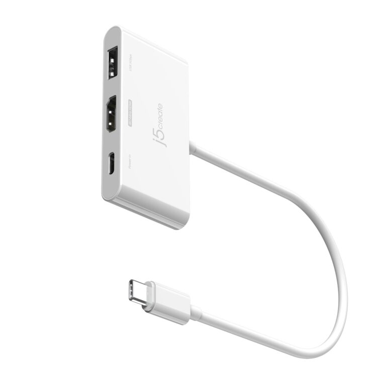 j5create JCA399 USB-C® to HDMI™ 4K144Hz & USB™ 3.2 with Power Delivery 100W, Black