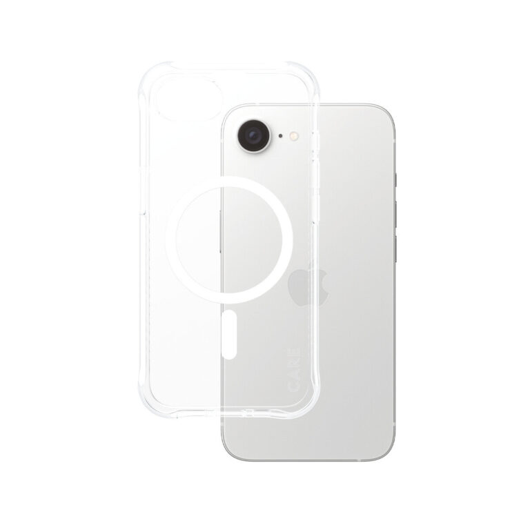 PanzerGlass CARE™ by ® Samba Case Transparent w. White Qi Compatible iPhone 17e | 16e