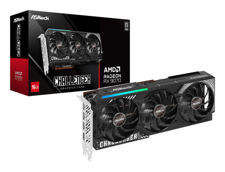 Asrock AMD Radeon RX 9070 Challenger 16GB GDDR6
