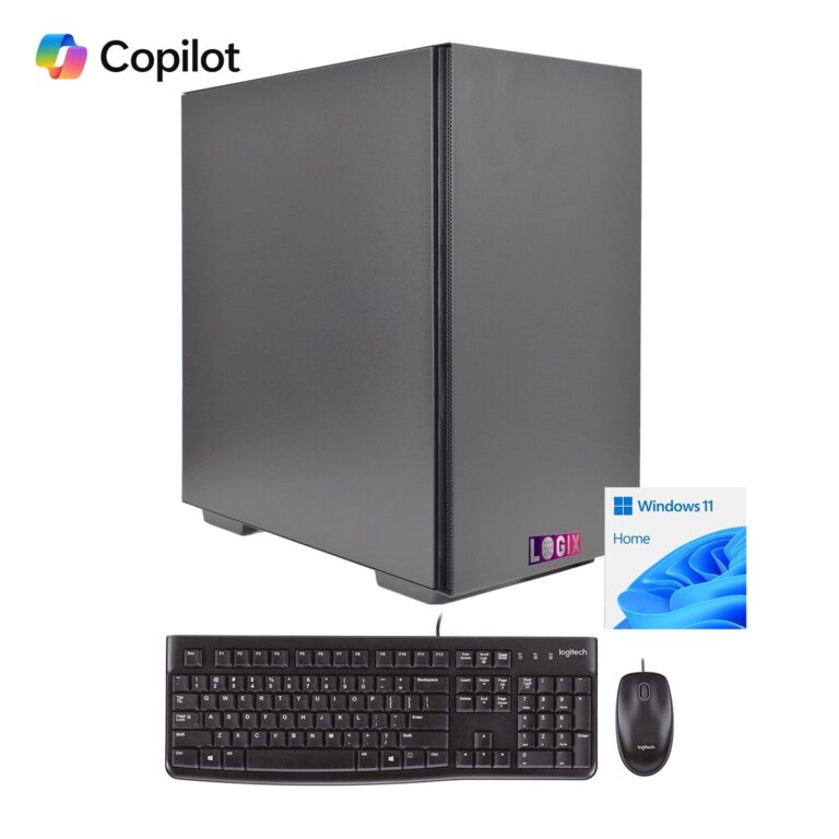 LOGIX Intel i7-14700 2.10GHz (5.30GHz Boost) 20 Core 28 threads. 32GB Kingston RAM, 1TB Kingston NVMe, Wi-Fi 6, Windows 11 Home + FREE Keyboard &