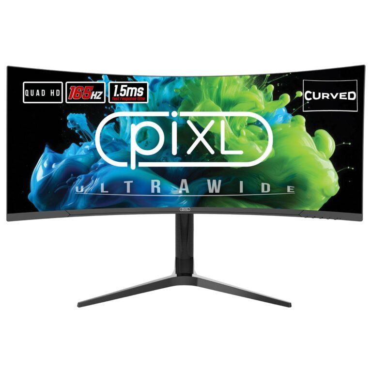 piXL 34″ 165Hz UltraWide QuadHD Curved Gaming Monitor (CM34C7)