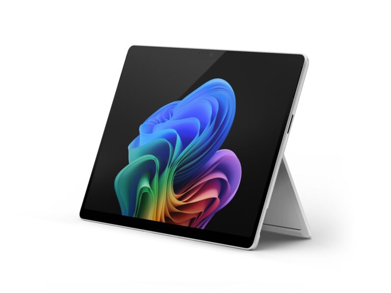 Microsoft Surface Pro 11 Copilot+ PC 5G Snapdragon LTE 256 GB 33 cm (13″) 16 GB Wi-Fi 7 (802.11be) Windows 11 Pro Platinum