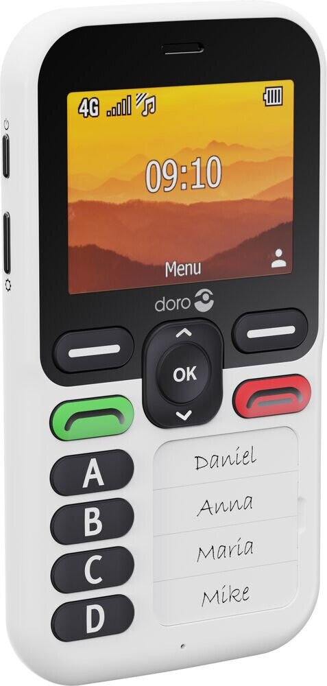 Doro Leva X10 2.4″ Mobile Phone (8845) – Black/White