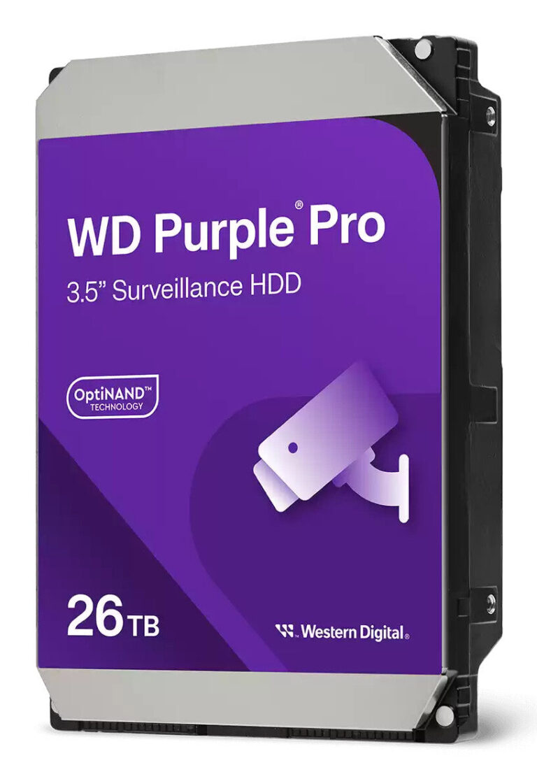 Western Digital Purple Pro WD240PURP internal hard drive 26 TB 7200 RPM 3.5″ Serial ATA III