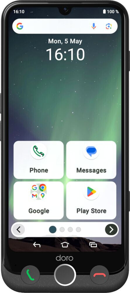 Doro Aurora A30 6.1″ 4G Smartphone (8909) – 128GB, 6GB RAM, Dual SIM, Graphite
