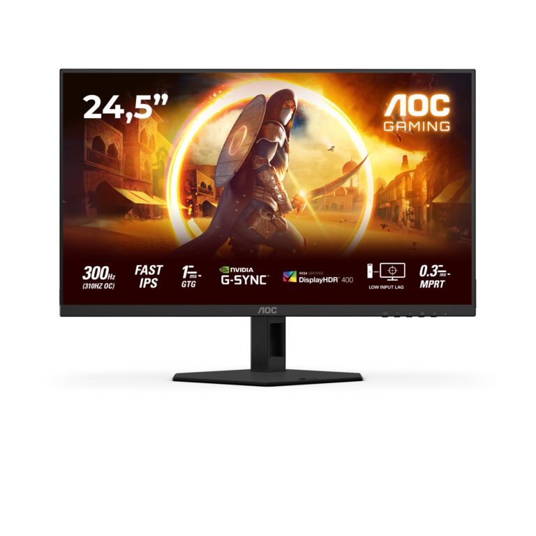 AOC G4 24.5″ Full HD 310Hz Gaming Monitor (25G4SRE)