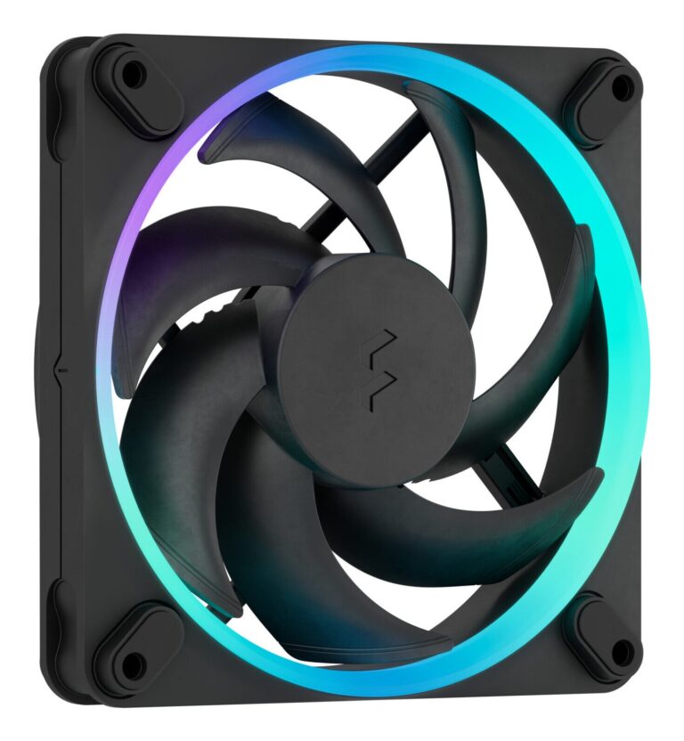 Fractal Design Momentum 12 ARGB 120mm PWM Case Fan, Black