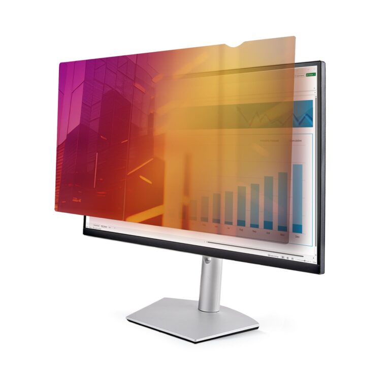 StarTech.com 23.8″ 16:9 Gold Monitor Privacy Screen, Reversible Filter w/Enhanced Privacy, Computer Security Filter, Removable Screen
