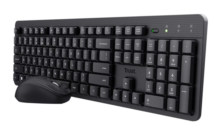 Trust Ody II keyboard Mouse included Office RF Wireless QWERTY UK English Black