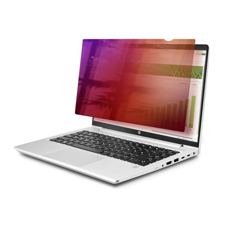 StarTech.com 15.6-inch 16:9 Gold Laptop Privacy Screen, Reversible Filter w/Enhanced Privacy, Computer Security Filter, Removable Screen