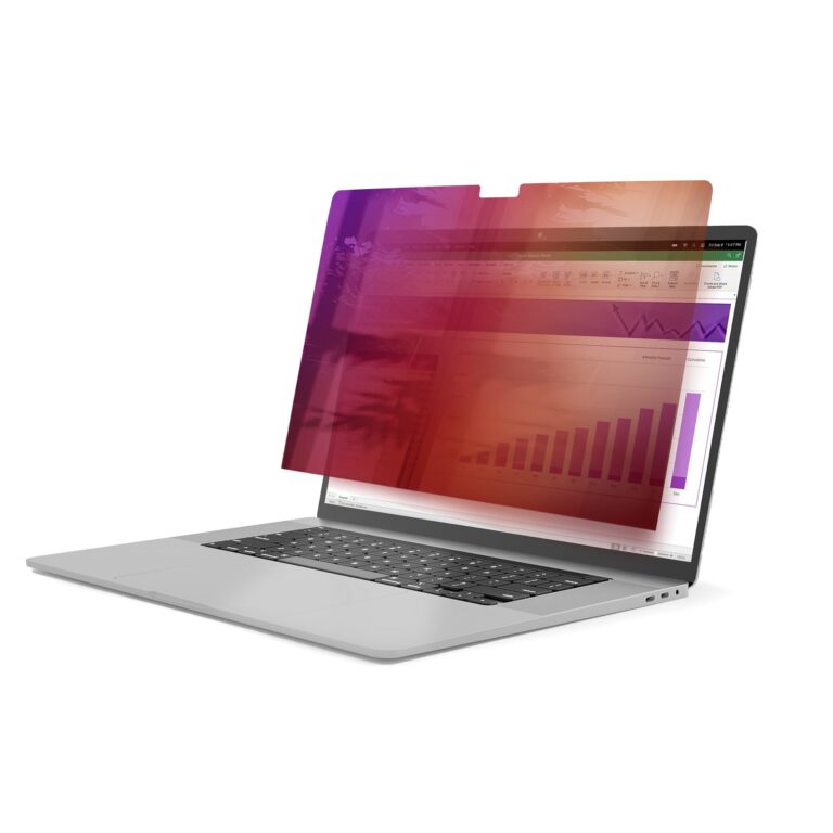 StarTech.com 14-inch MacBook Pro M1 M2 M3 M4 Laptop Privacy Screen, Blue Light Screen Protector, Double-Sided Anti-Glare Matte or Glossy Gold, Laptop