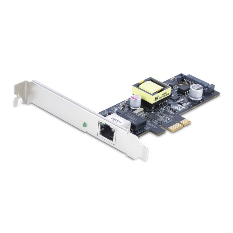 StarTech.com 1-Port 2.5Gbps NBASE-T PoE Network Card, Intel I225-V, 802.3af/at PoE+ Multi-Gigabit NIC, PCI Express Server – Supports Windows, Linux