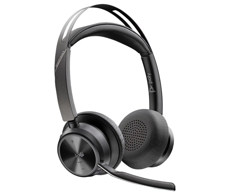 Poly Voyager Focus 2 Microsoft Teams Certified USB-C-C Headset +USB-C/A Adapter