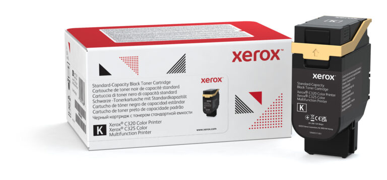 Xerox Genuine ® C320 Color Printer/C325 Color Multifunction Printer Black Standard capacity Toner Cartridge (2200 Pages) – 006R04823