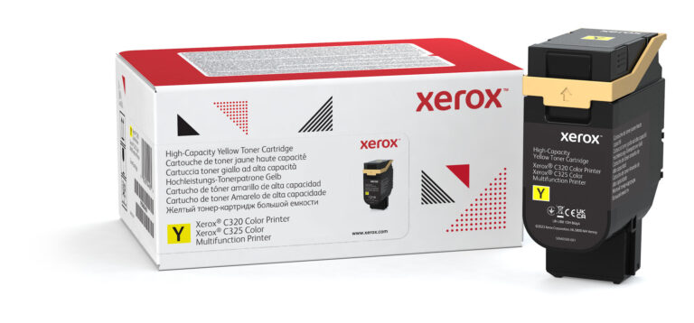Xerox Genuine ® C320 Color Printer/C325 Color Multifunction Printer Yellow High capacity Toner Cartridge (5500 Pages) – 006R04830