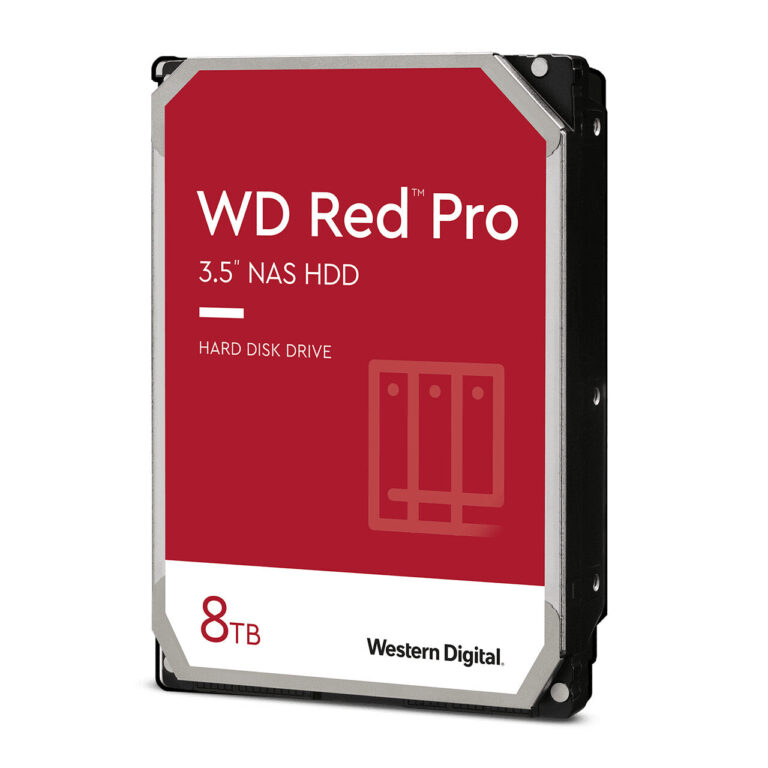 Western Digital Red Pro internal hard drive 8 TB 7200 RPM 256 MB 3.5″ Serial ATA